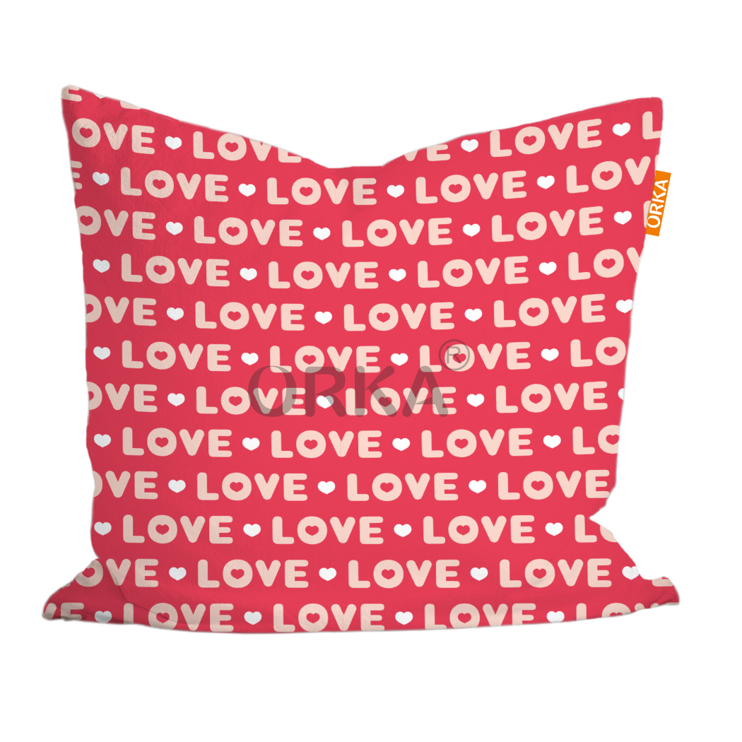 ORKA Valentine Theme Digital Printed Cushion 4  