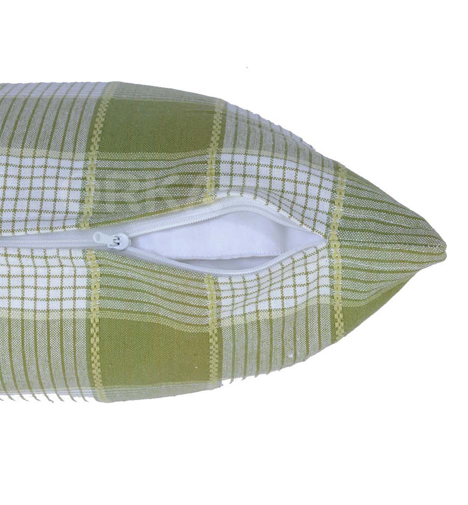 ORKA Green Texture Cotton Cushion  