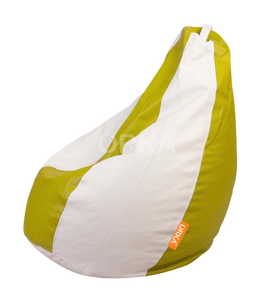 Orka Classic Green White Bean Bag  