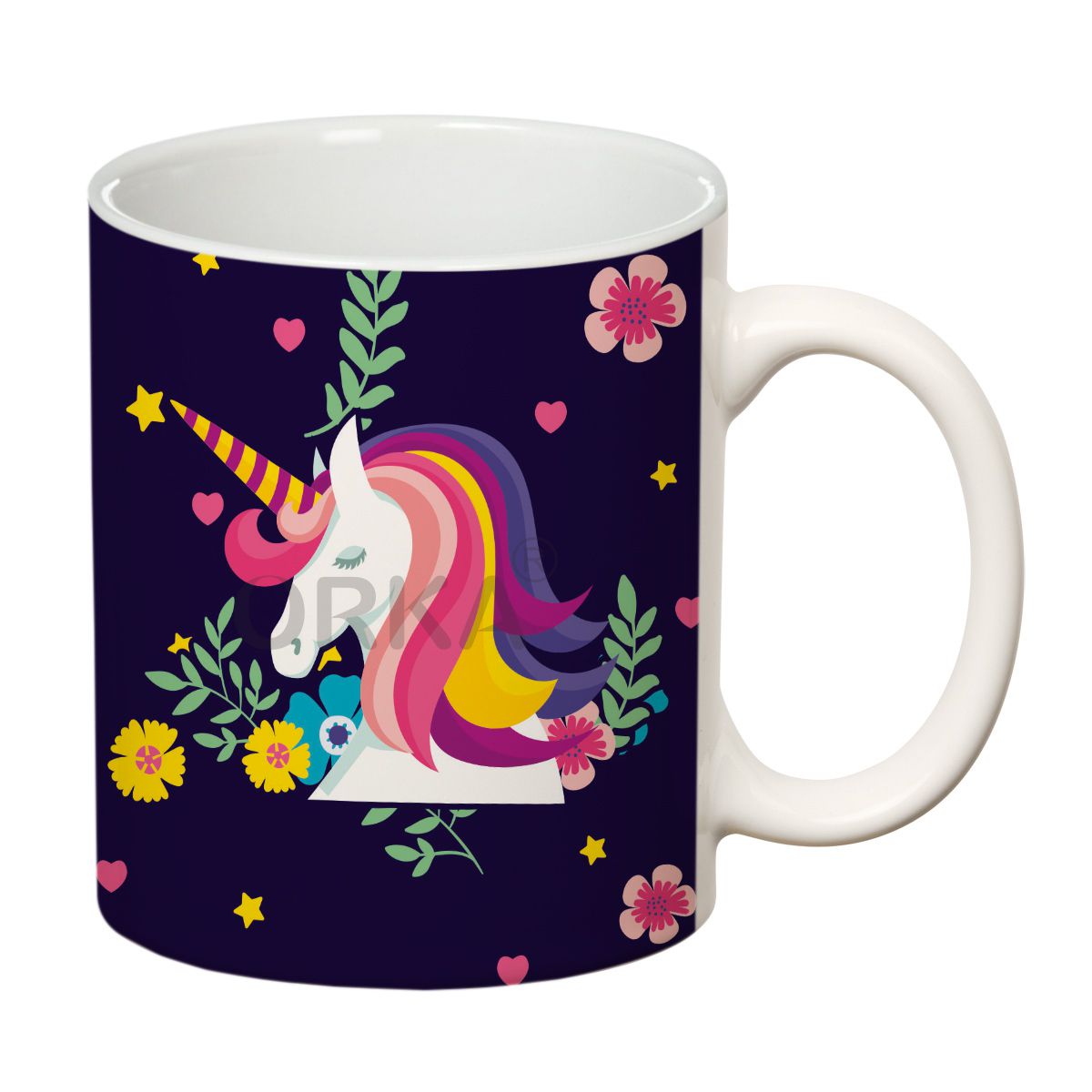 ORKA Coffee Mug Nature Printed(Pony) Theme 11 Oz   