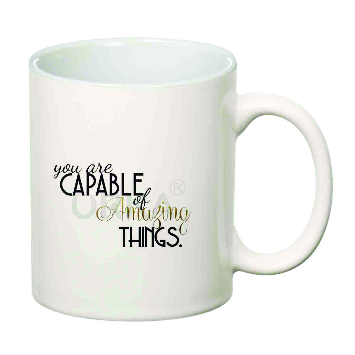 ORKA Coffee Mug (You Are Capable Of Amazing Things)Theme 11 Oz   
