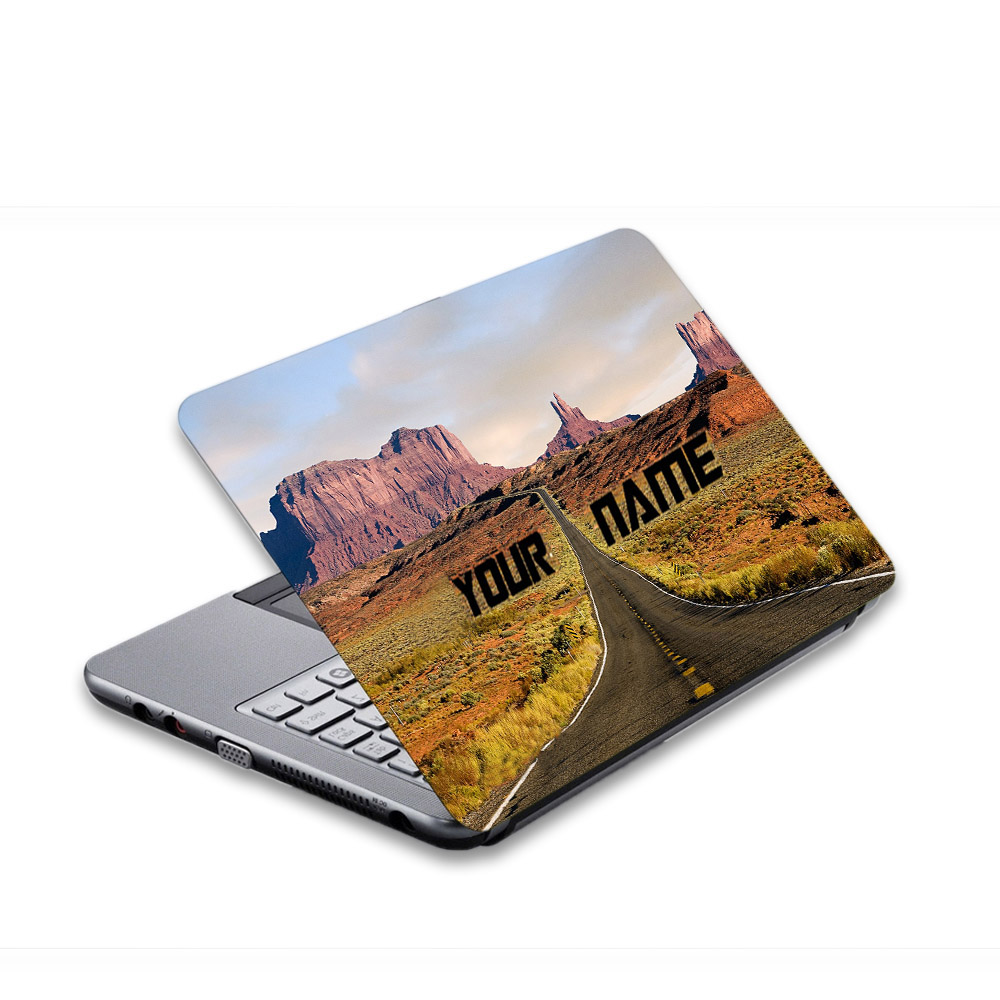 Orka Digital Printed Personalized Road Laptop Sticker Fits For All Models13,14,15,15.4,15.6,16,17 Inches Etc.