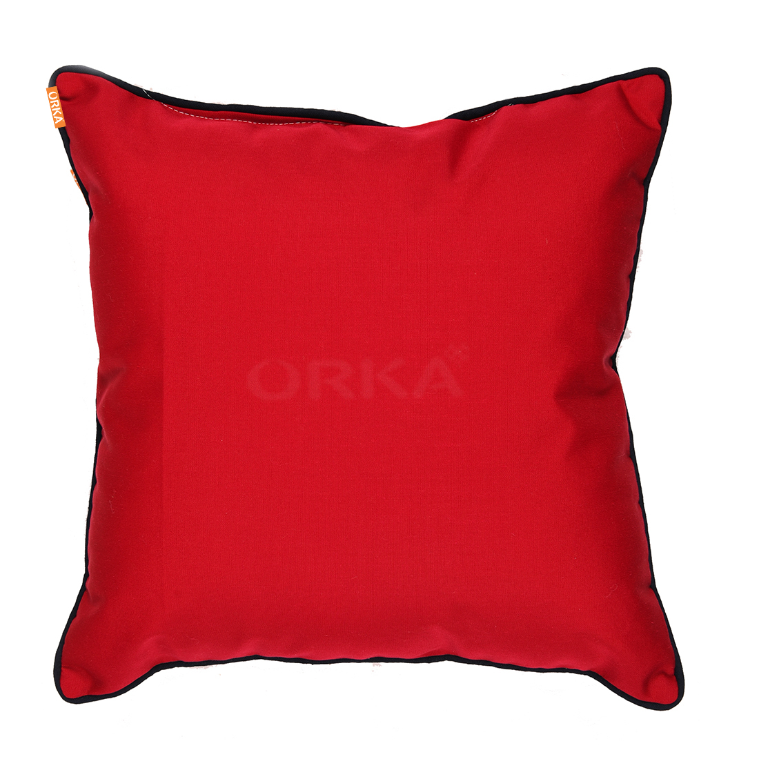 ORKA Cotton Cushion With Filler (Red)  