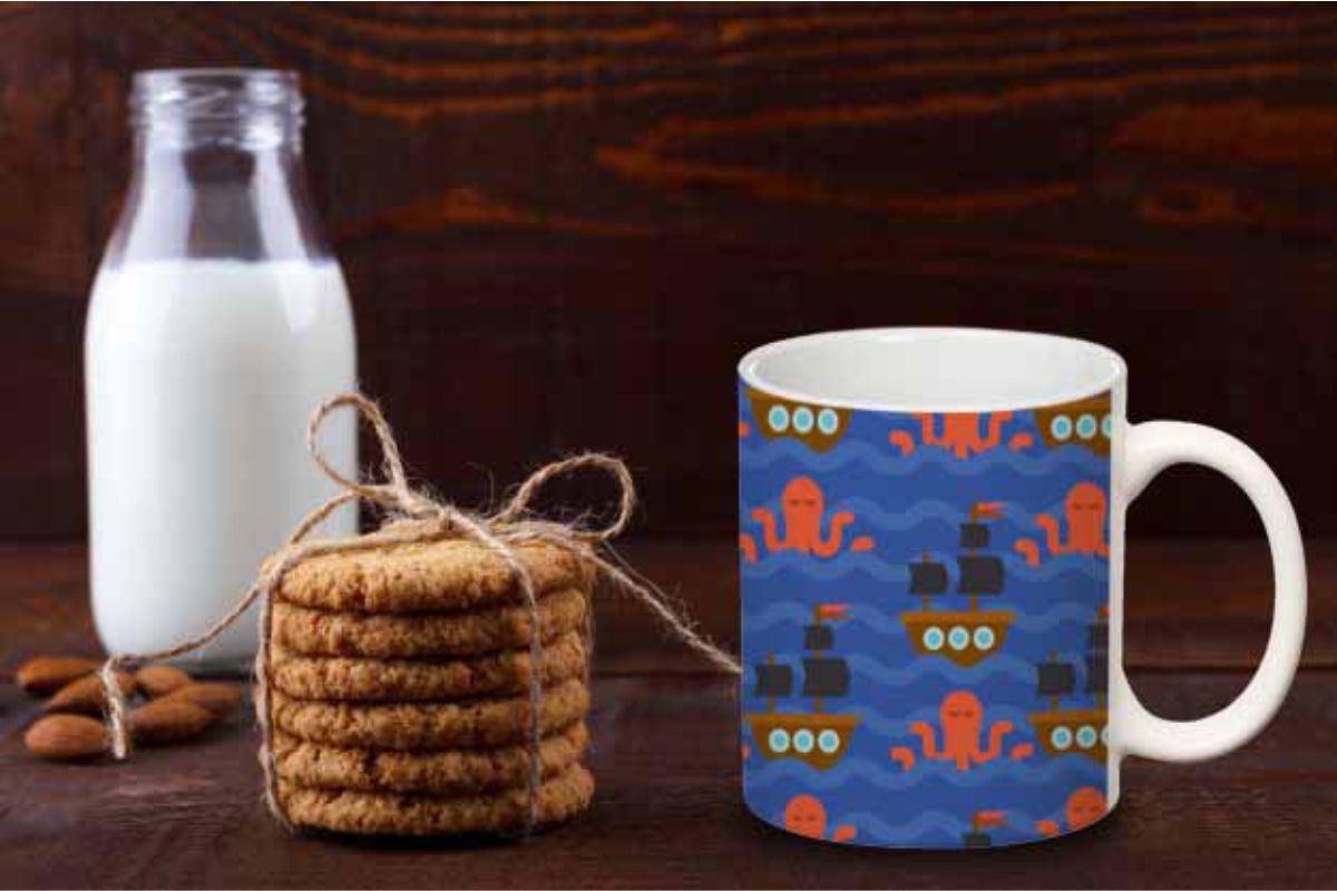 ORKA Coffee Mug Sailor Theme 11 Oz 19  