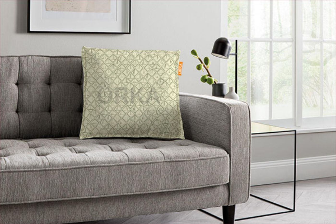 ORKA Digital Printed Cushion 2 14"x14" Cover Only
