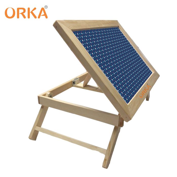 ORKA Stars Foldable Multi-Function Portable Laptop Table - Navy Blue  
