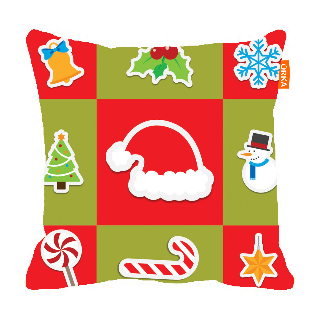 ORKA Digital Printed Christmas Cushion 4  