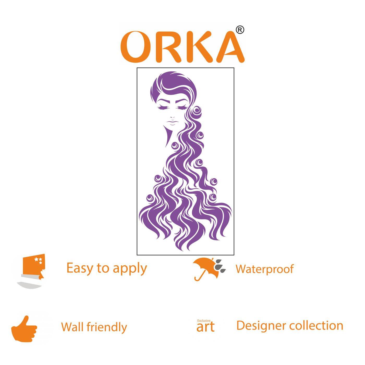 ORKA Nature Wall Decal Sticker 82  