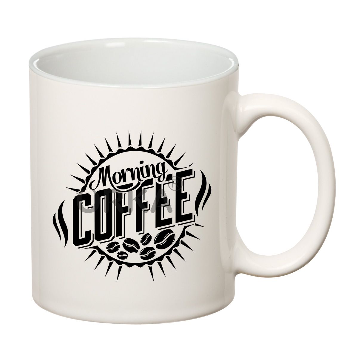 ORKA Coffee Mug Quotes Printed(Morning Coffee ) Theme 11 Oz   