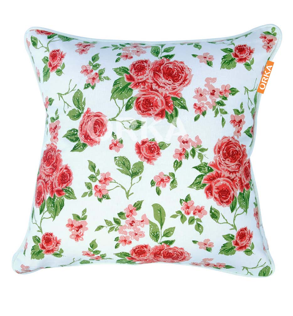 ORKA Digital Printed Floral Print Cushion  