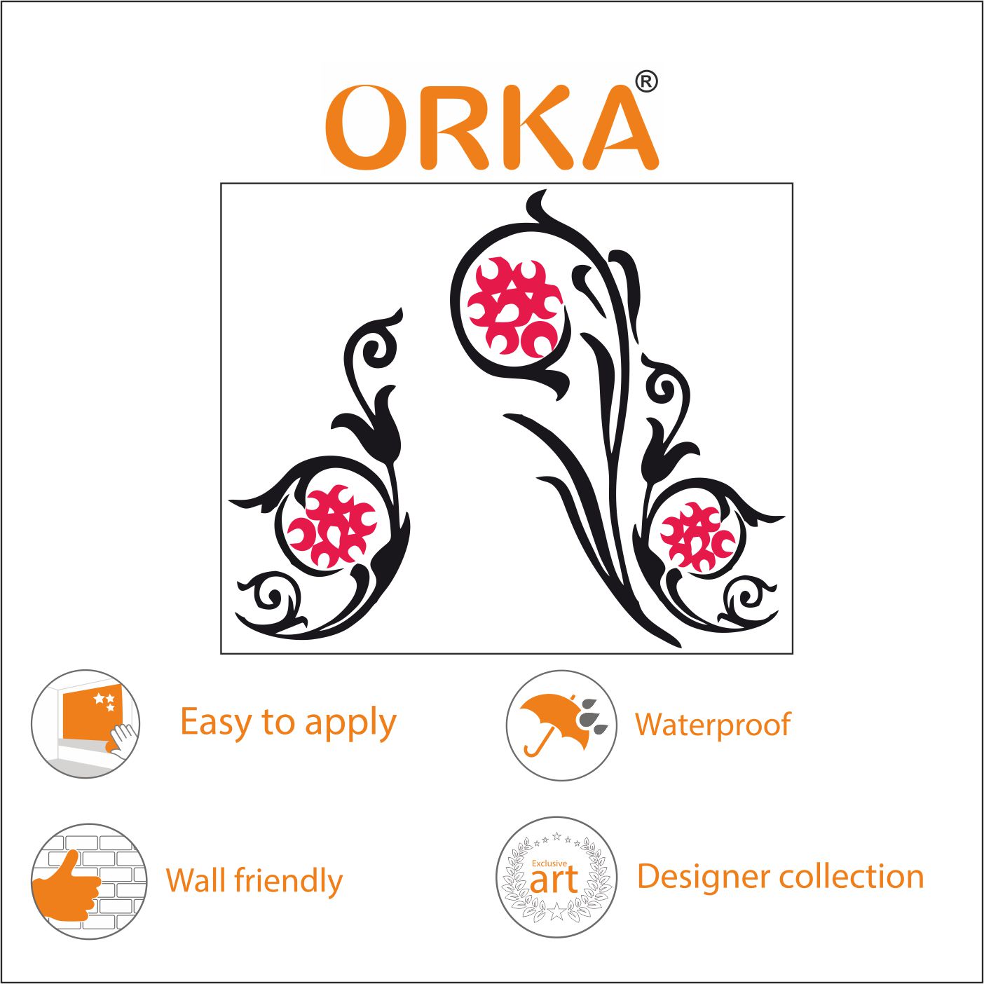 ORKA Nature Wall Decal Sticker 28  