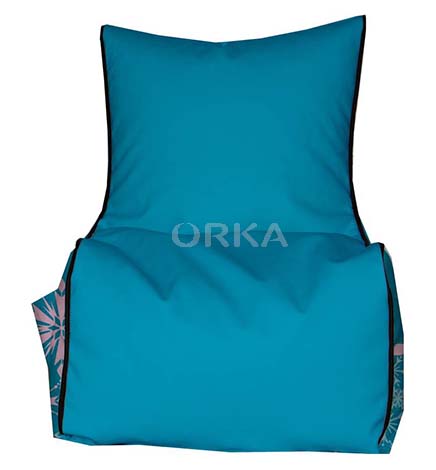 ORKA Digital Printed Blue Bean Chair Elsa Theme  