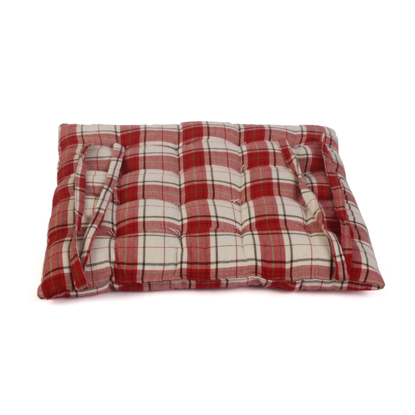 ORKA HOME Chair Pad Checked Design  