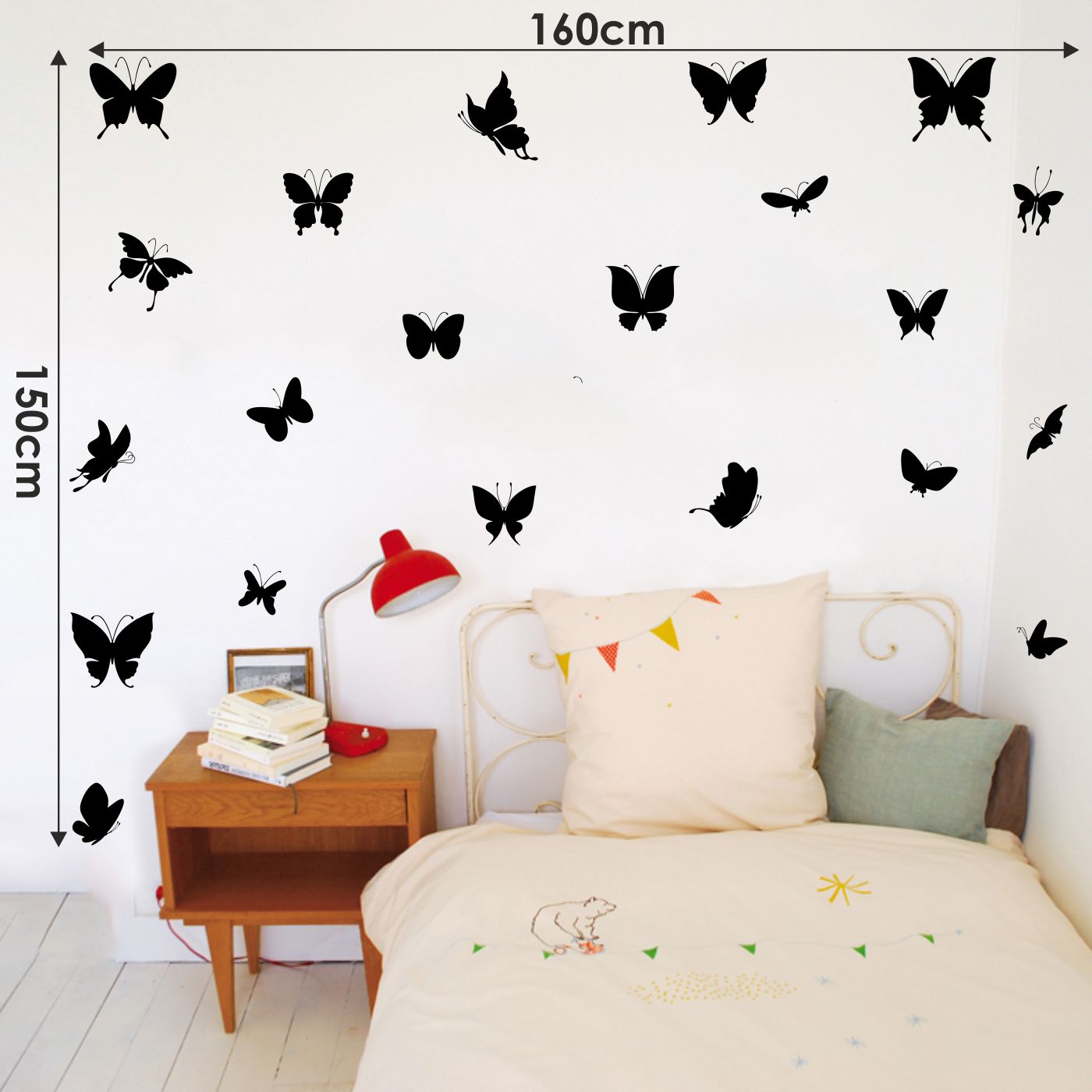 ORKA Butterfly Theme Wall Decal Sticker 13  