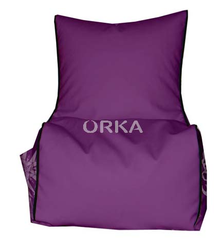 ORKA Digital Printed Purple Bean Chair Elsa Theme  
