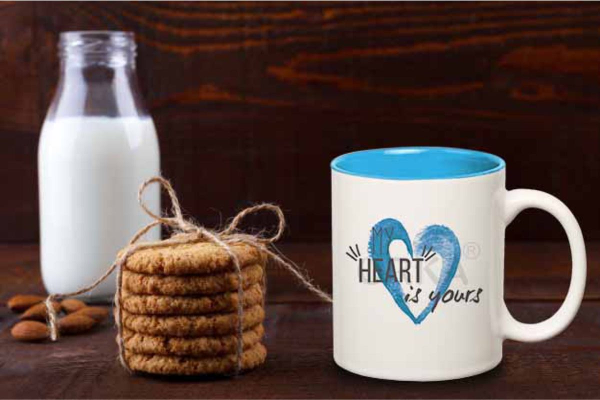 ORKA My Heart Is Yours Theme Valentine Coffee Mug  
