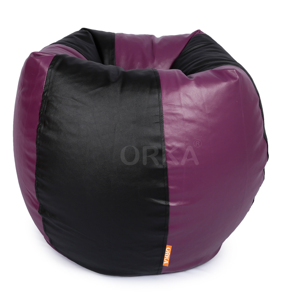 Orka Classic Dark Purple Black Bean Bag  