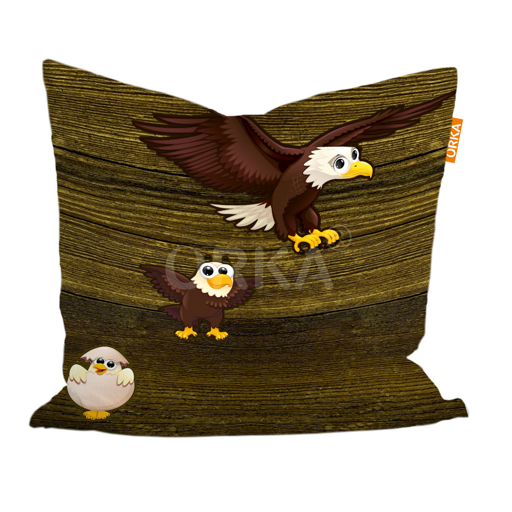 ORKA Digital Printed Wildlife Theme Cushion 4  