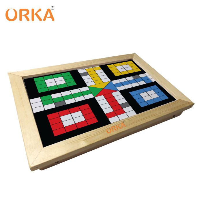 ORKA Ludo Foldable Multi-Function Portable Laptop Table - Multicolor  
