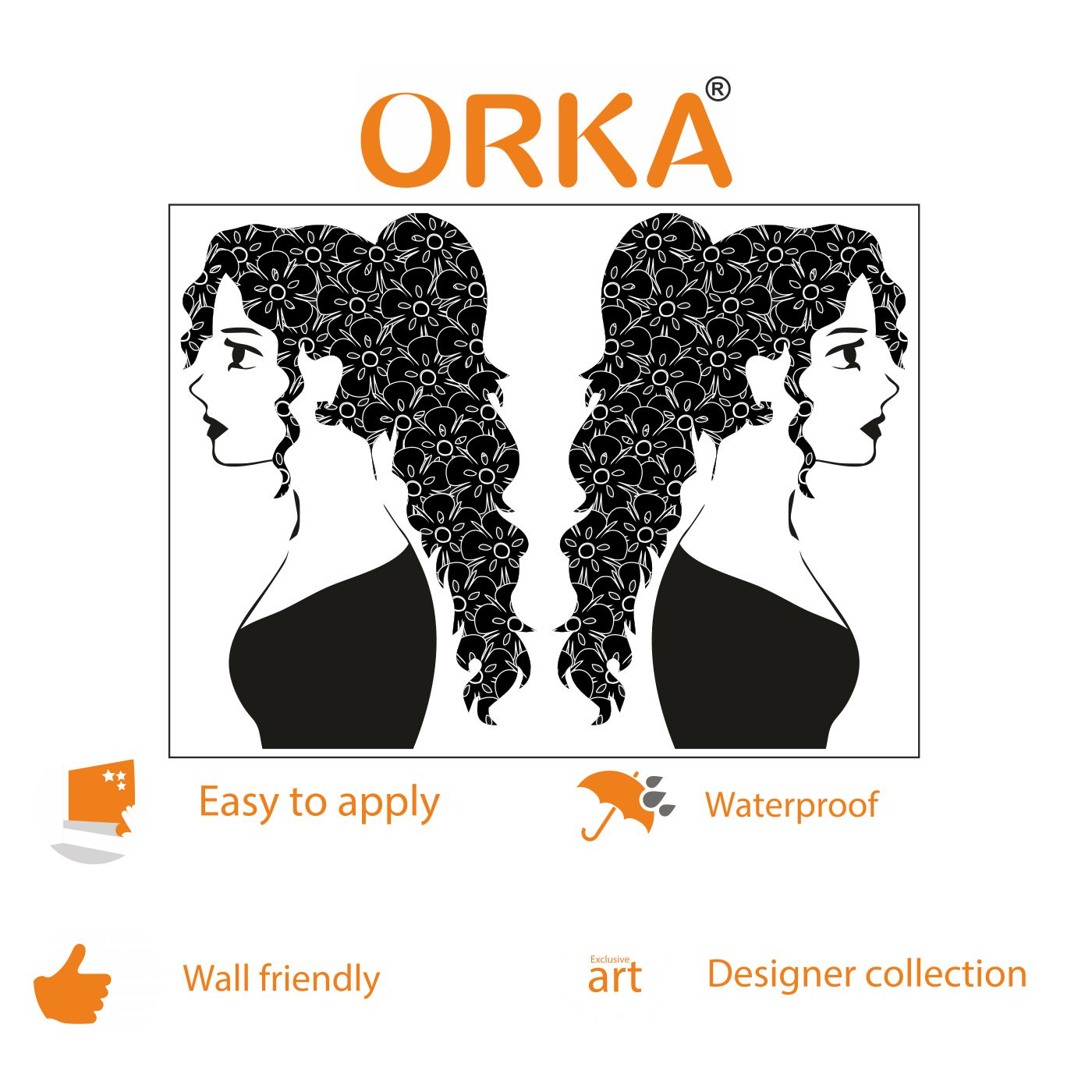 ORKA Nature Wall Decal Sticker 83  