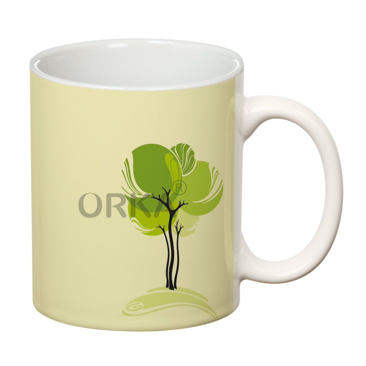 ORKA Coffee Mug Nature Printed- 11 Oz   