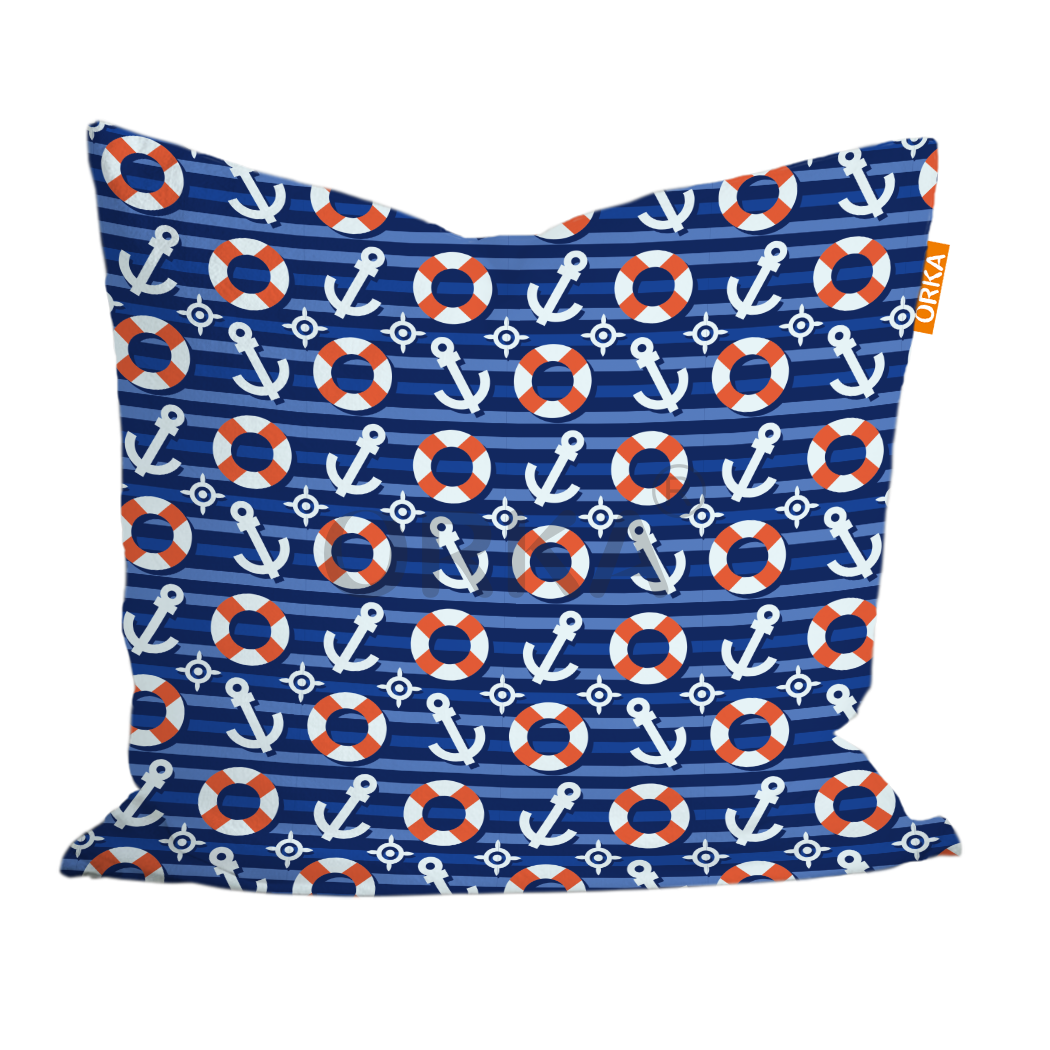 ORKA Sailor Theme Digital Printed Cushion 17  