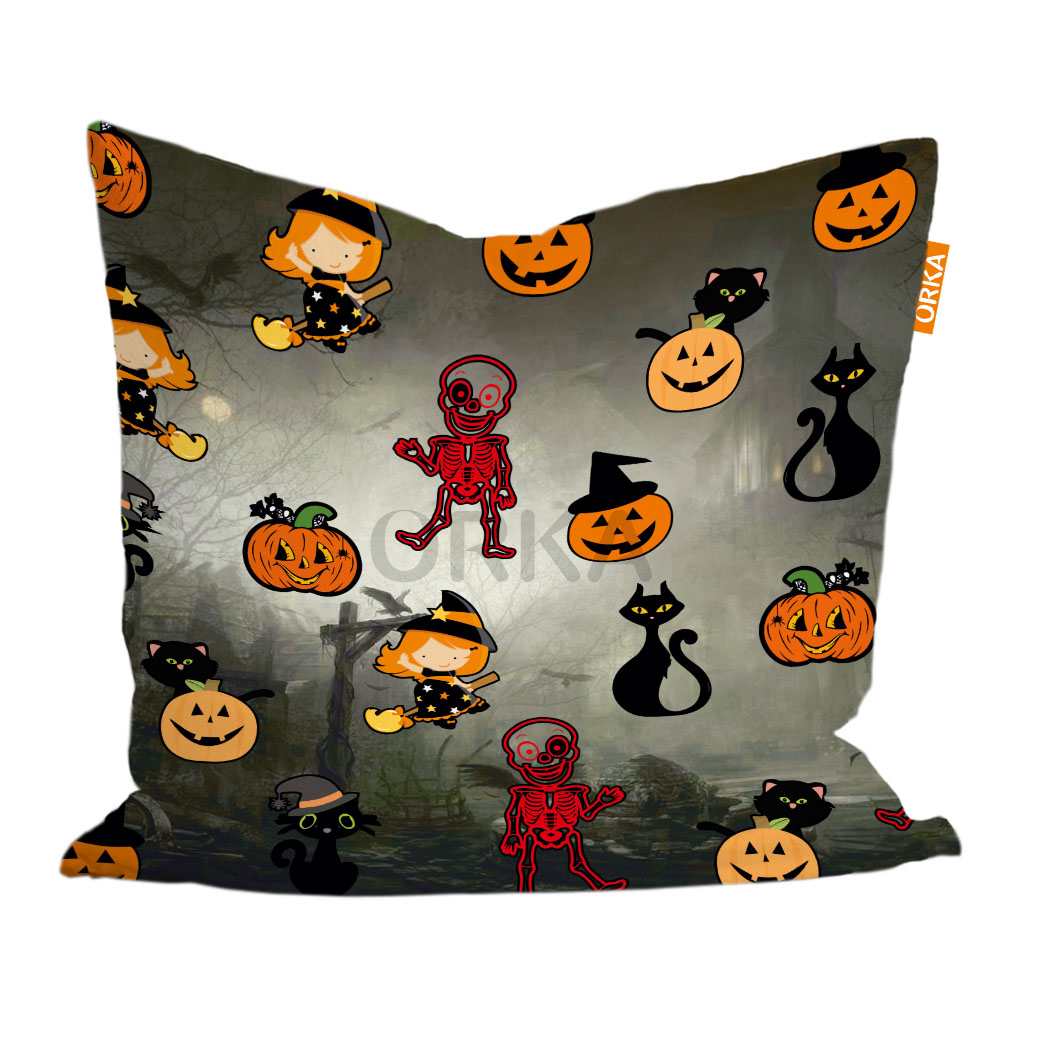 ORKA Digital Printed Halloween Cushion  4