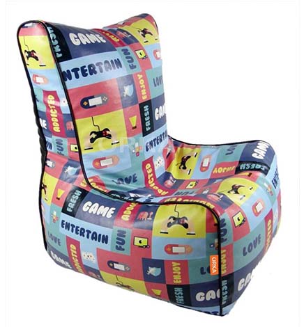 ORKA Digital Printed Bean Chair Gamers Theme  