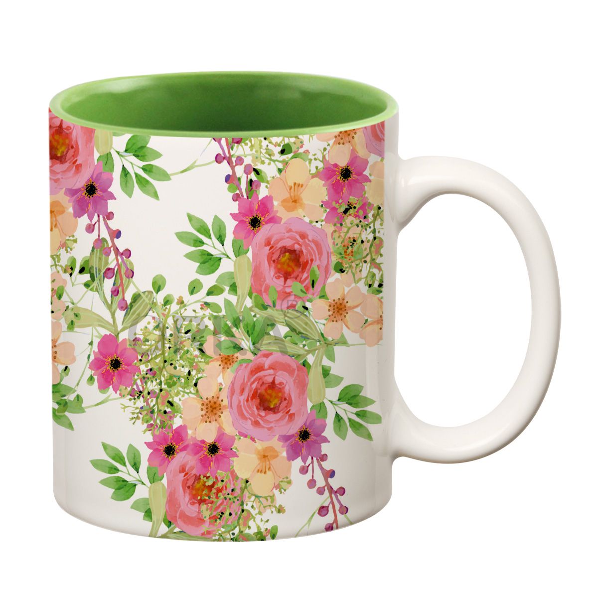 ORKA Coffee Mug Nature Printed(Flowers) Theme 11 Oz   