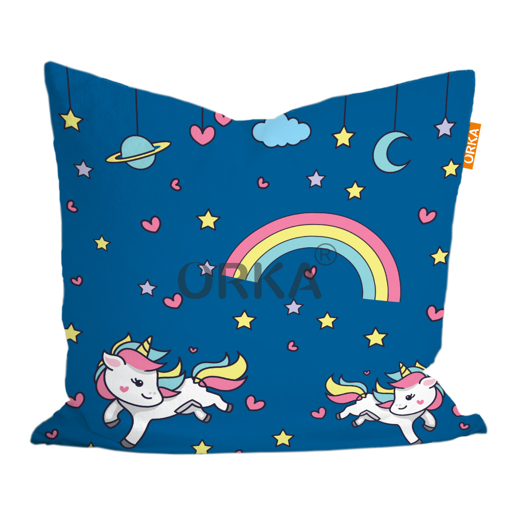 ORKA Kids Digital Printed Cushion Night Sky Theme   