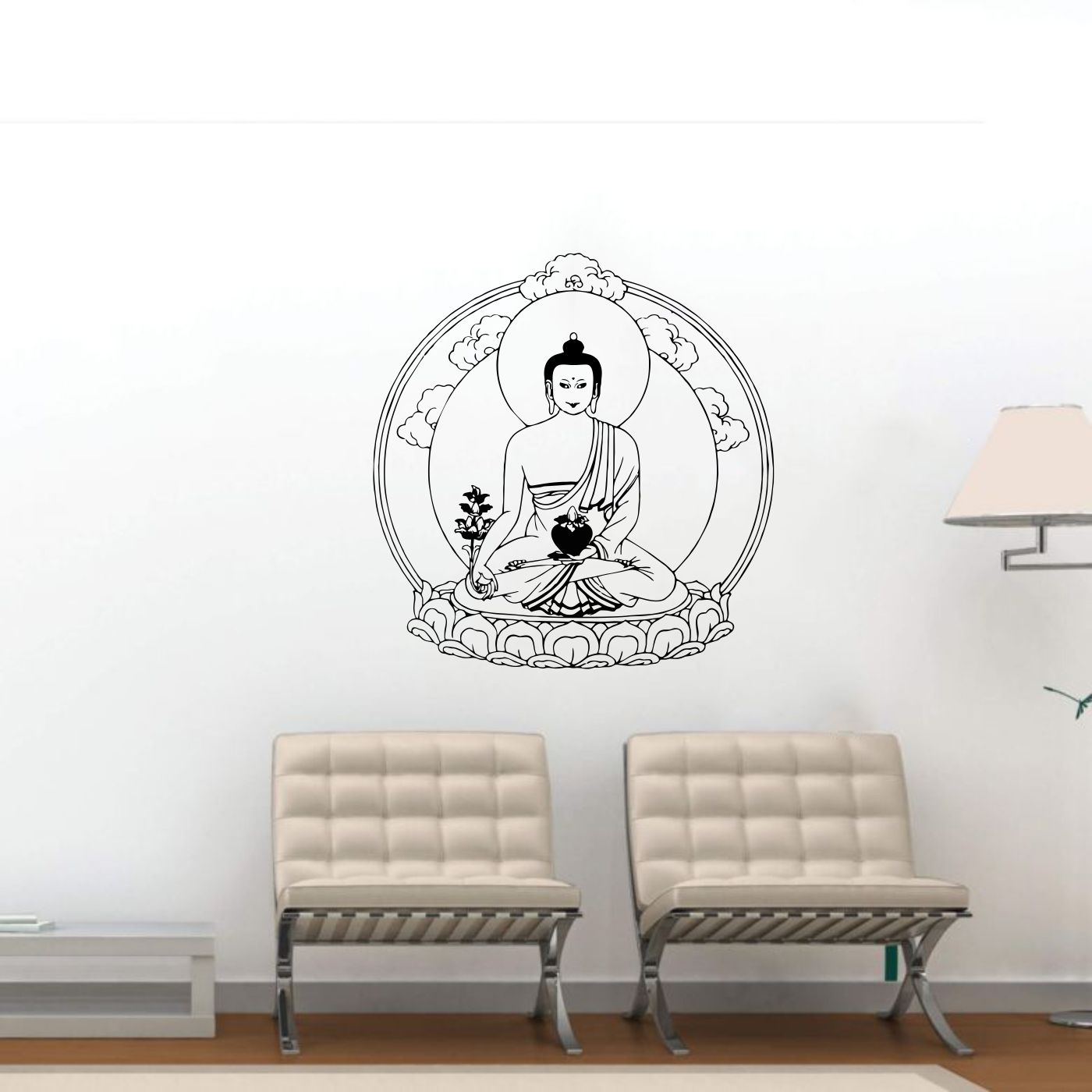 ORKA Buddha Wall Sticker 2  