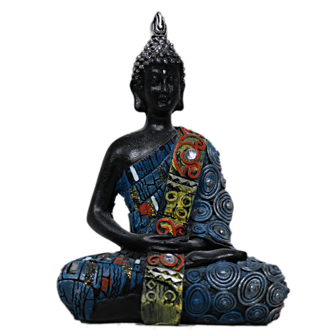 ORKA Colorful Buddha Decorative Figurine Blue (Small)  