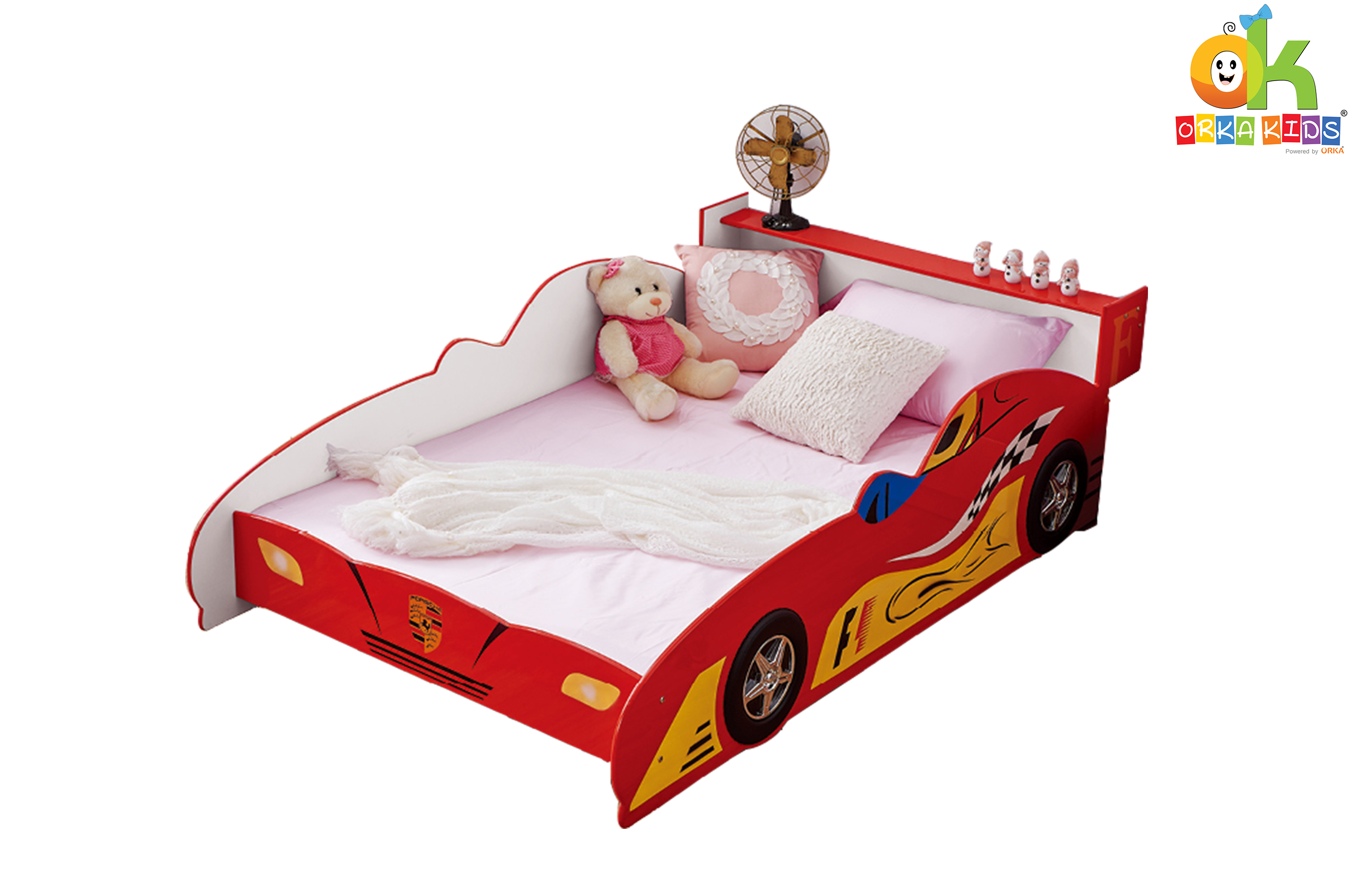 Orka Kids Red Racer Bed  