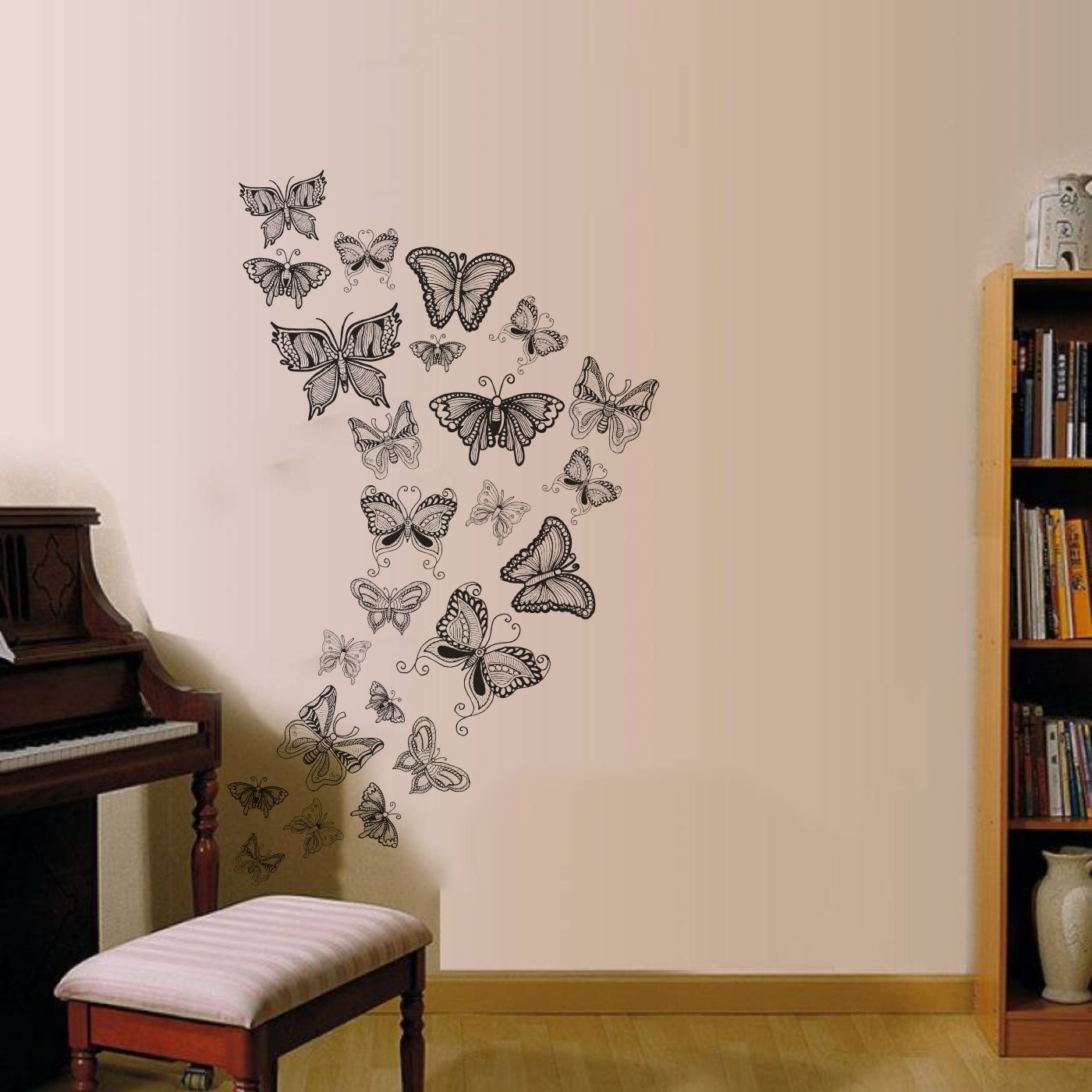 ORKA Butterfly Theme Wall Decal Sticker 21   XXL 