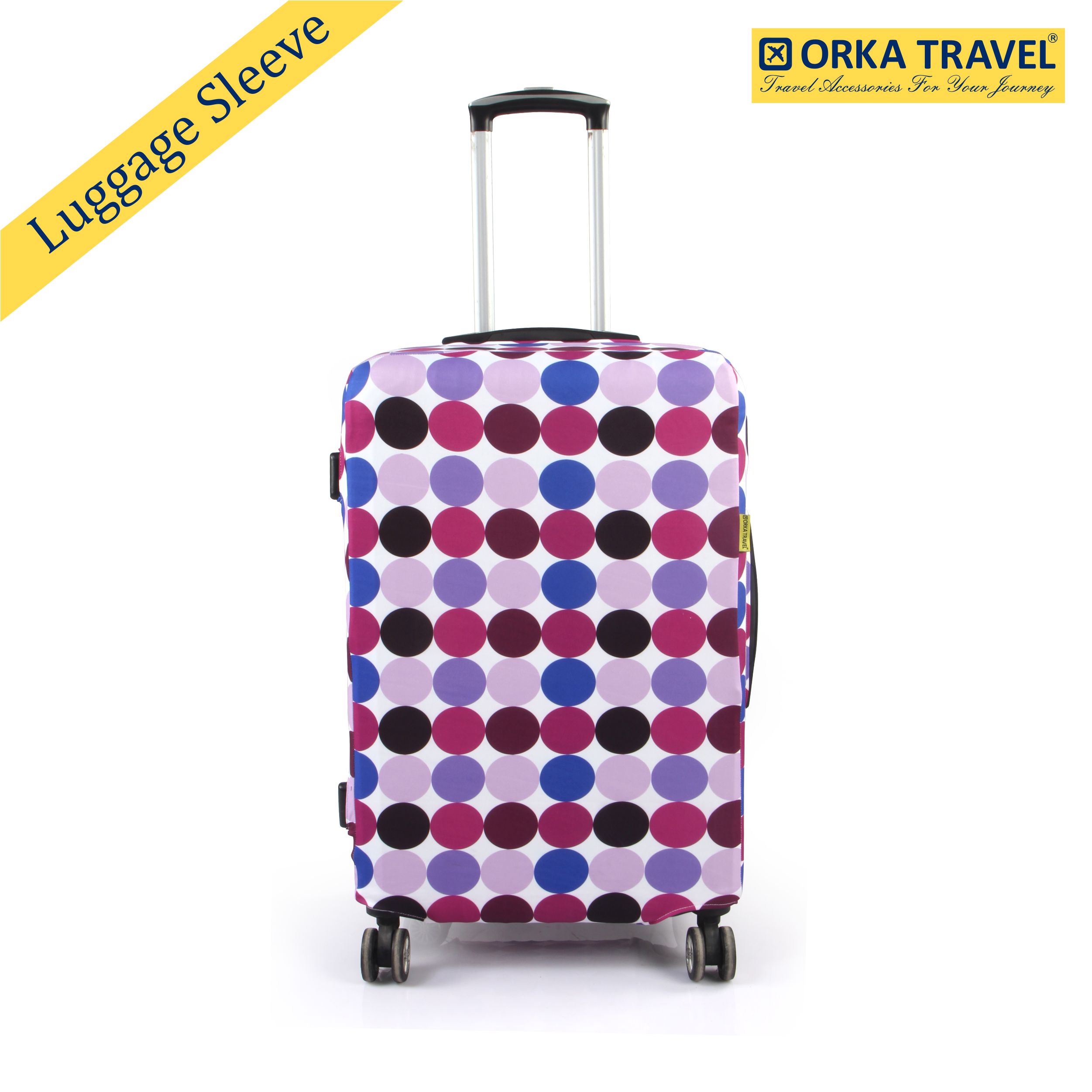 Orka Travel Luggage Cover Polka Dots  