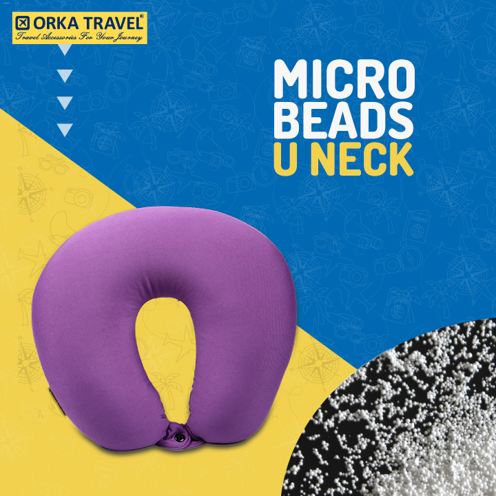 Orka Travel U Neck MicroBeads Purple