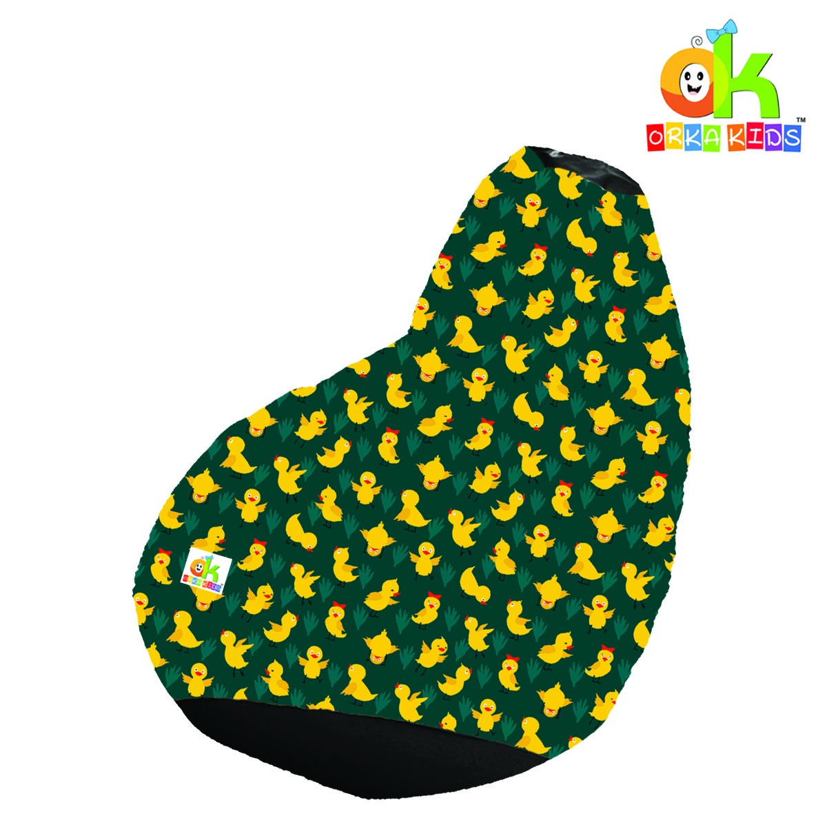 ORKA Kids Digital Printed69 Tweety Bird Multicolor Bean Bag          