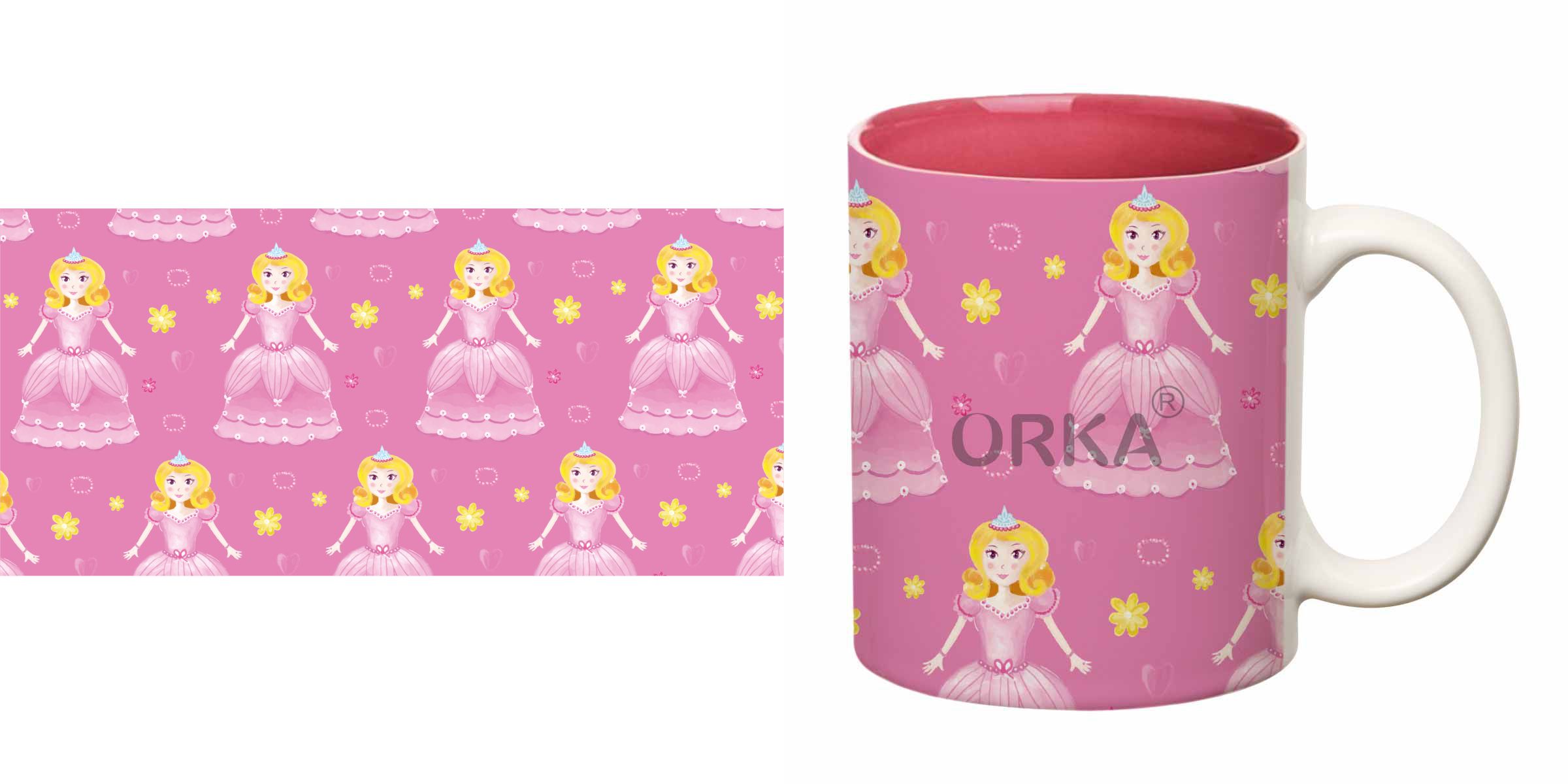 ORKA Coffee Mug Princess Theme 11 Oz 2  