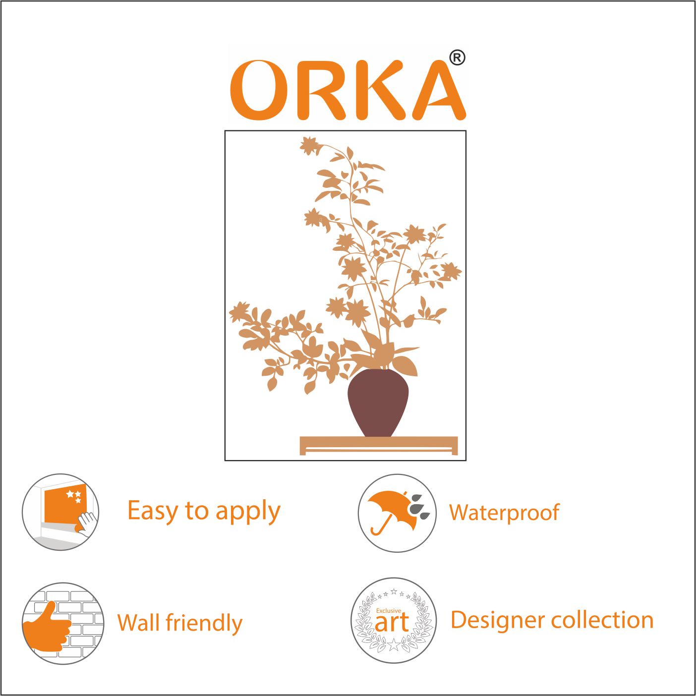 ORKA Nature Wall Decal Sticker 27  