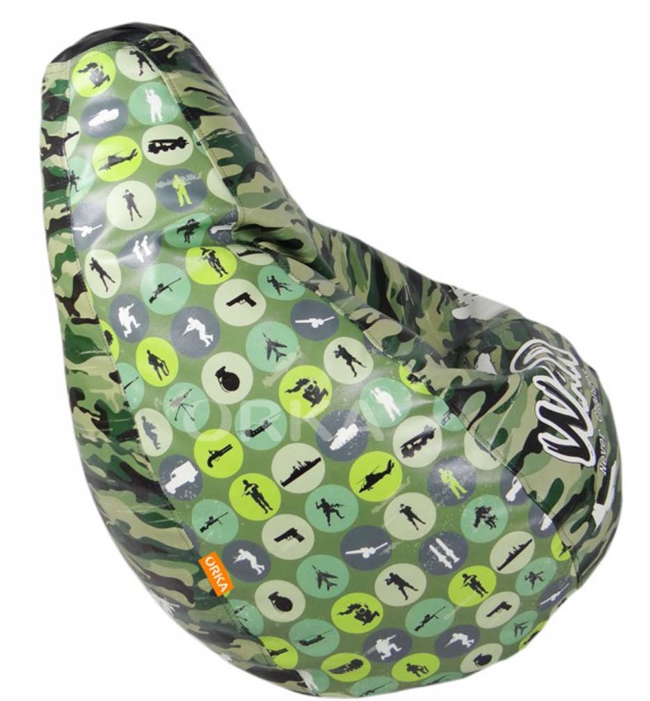 Orka Digital Printed Bean Bag Camouflage War Games Theme  