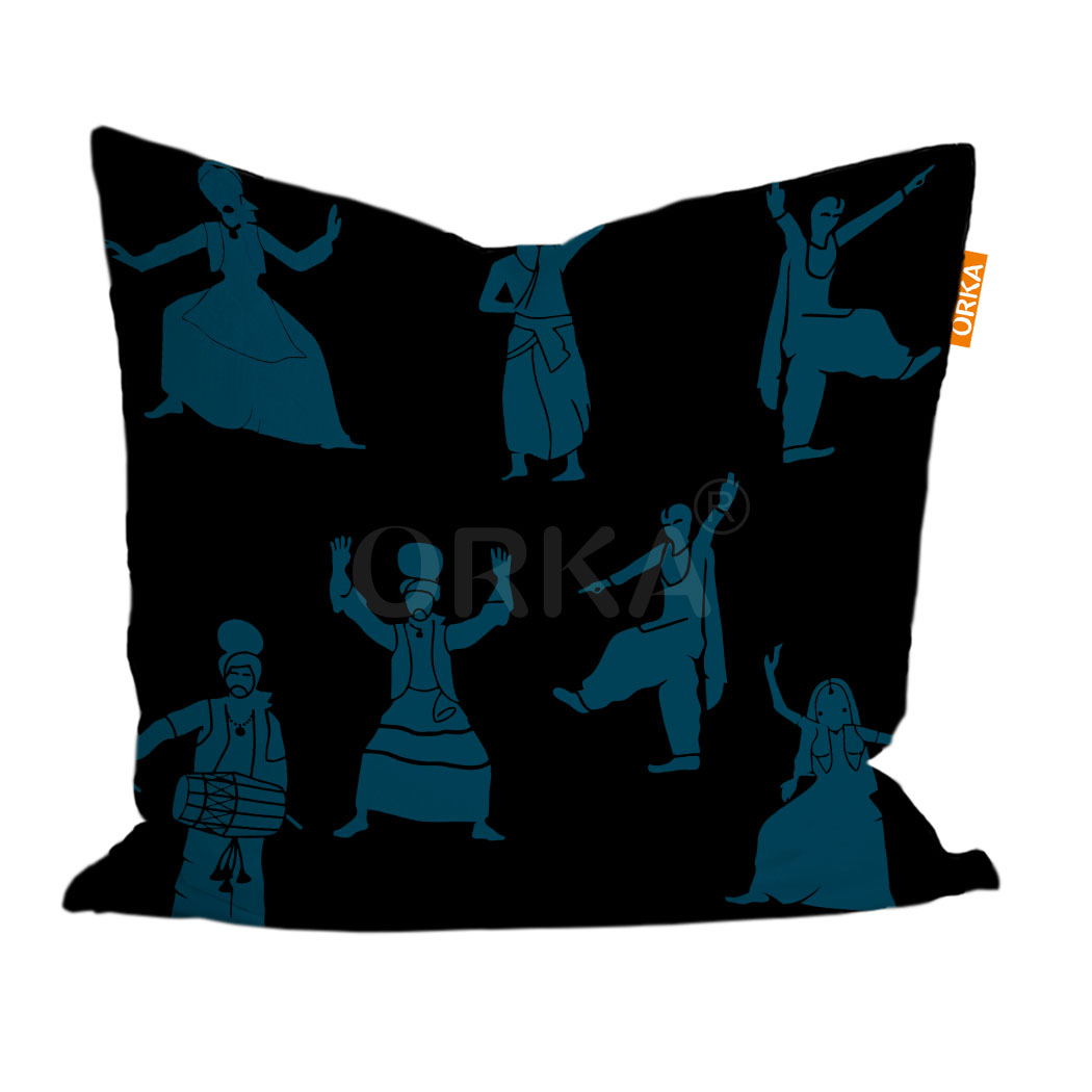 ORKA Punjabi Theme Digital Printed Cushion 40  