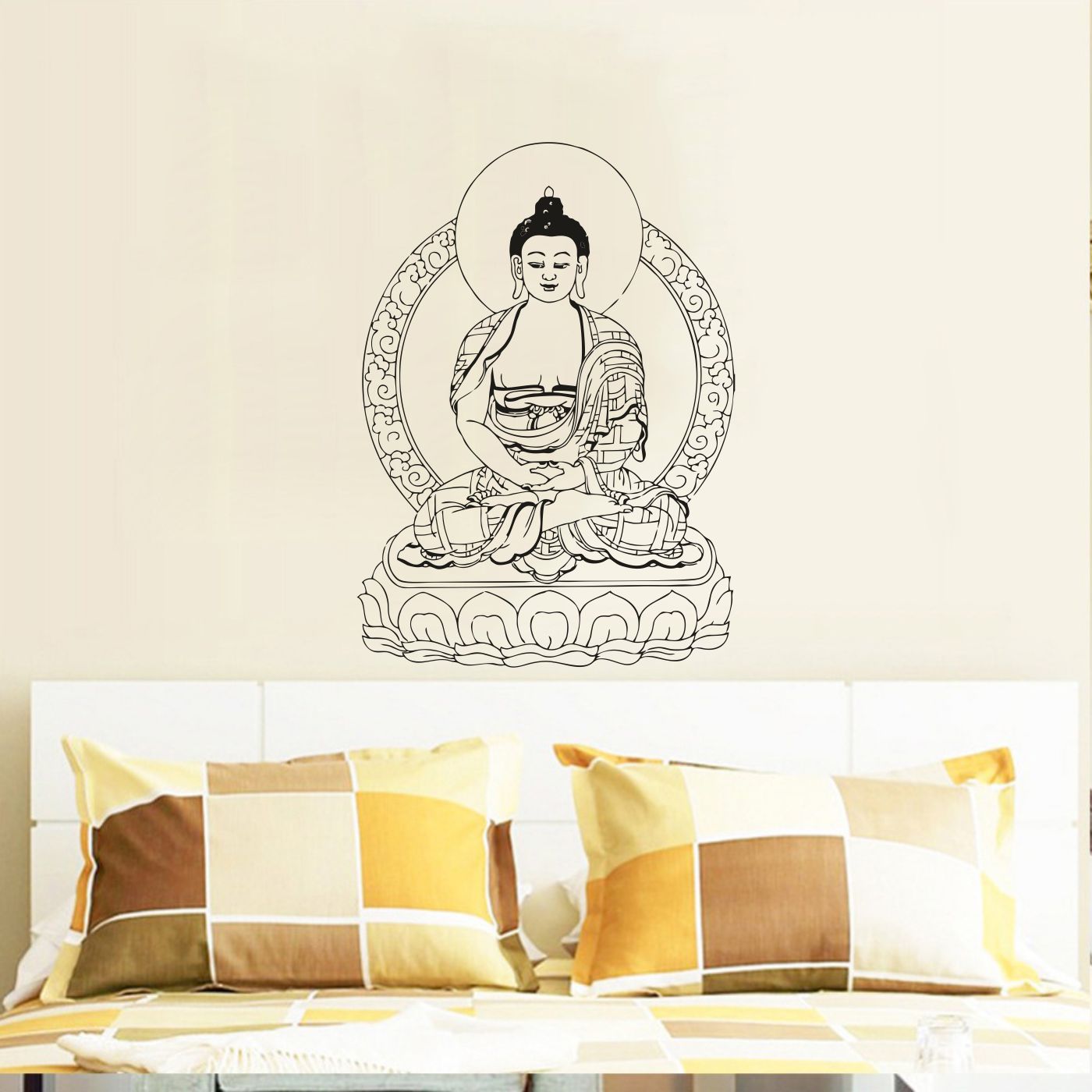 ORKA Buddha Wall Sticker 8  