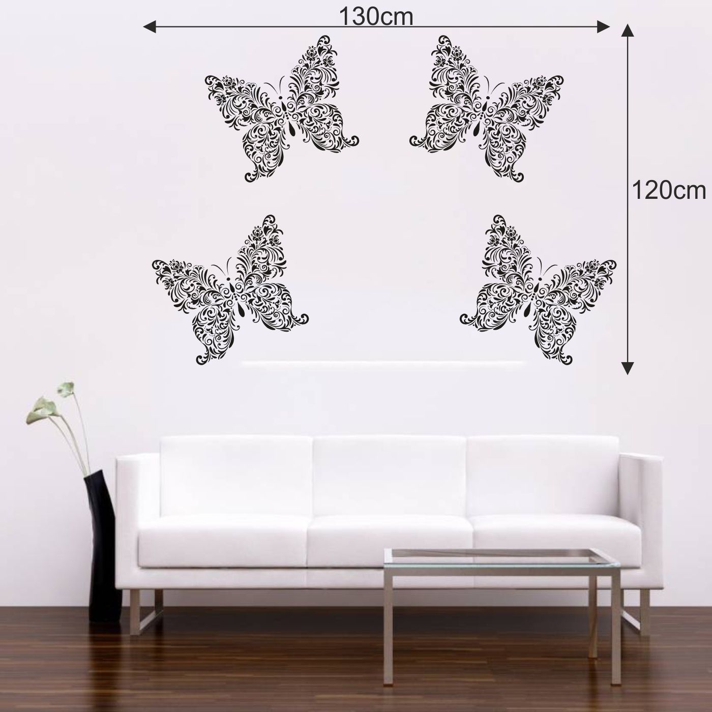 ORKA Butterfly Theme Wall Decal Sticker 33  