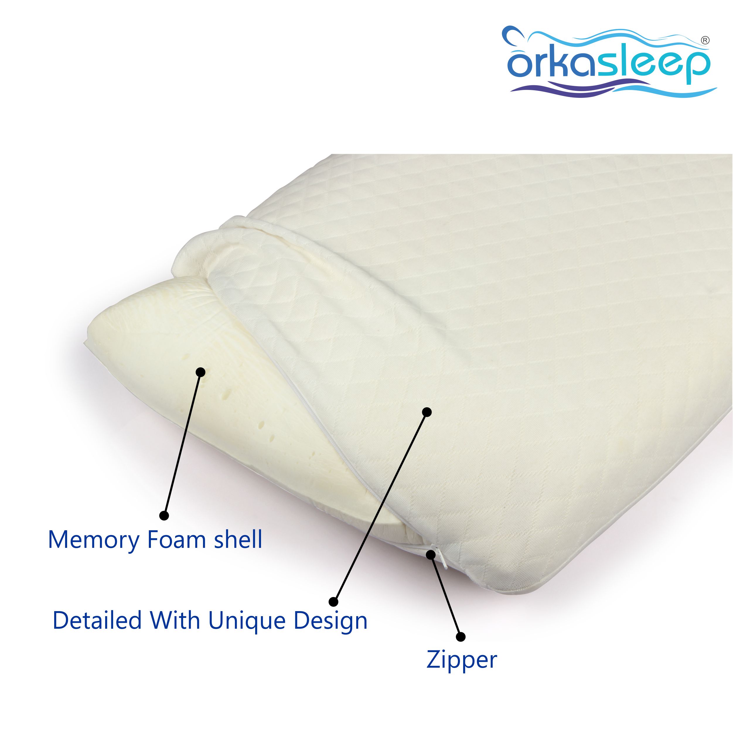 OrkaSleep Memory Foam Pillow