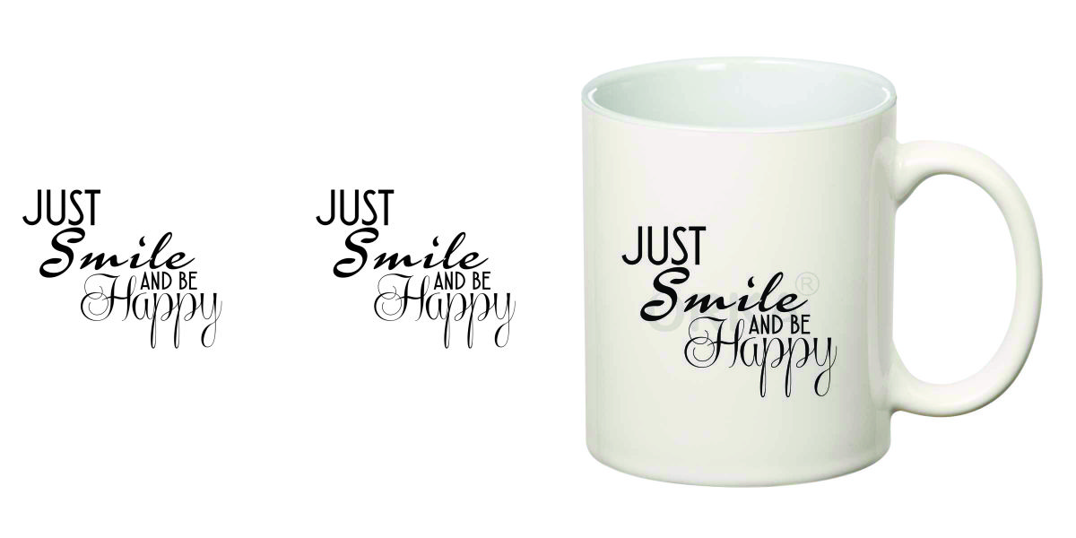ORKA Coffee Mug(just Smile And Be Happy) Theme 11 Oz   