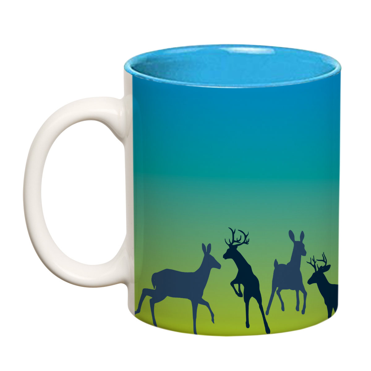 ORKA Coffee Mug 19 Reindeer Theme 11 Oz   