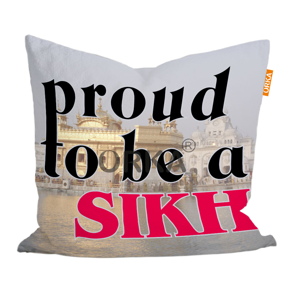 ORKA Punjabi Theme Digital Printed Cushion  13  
