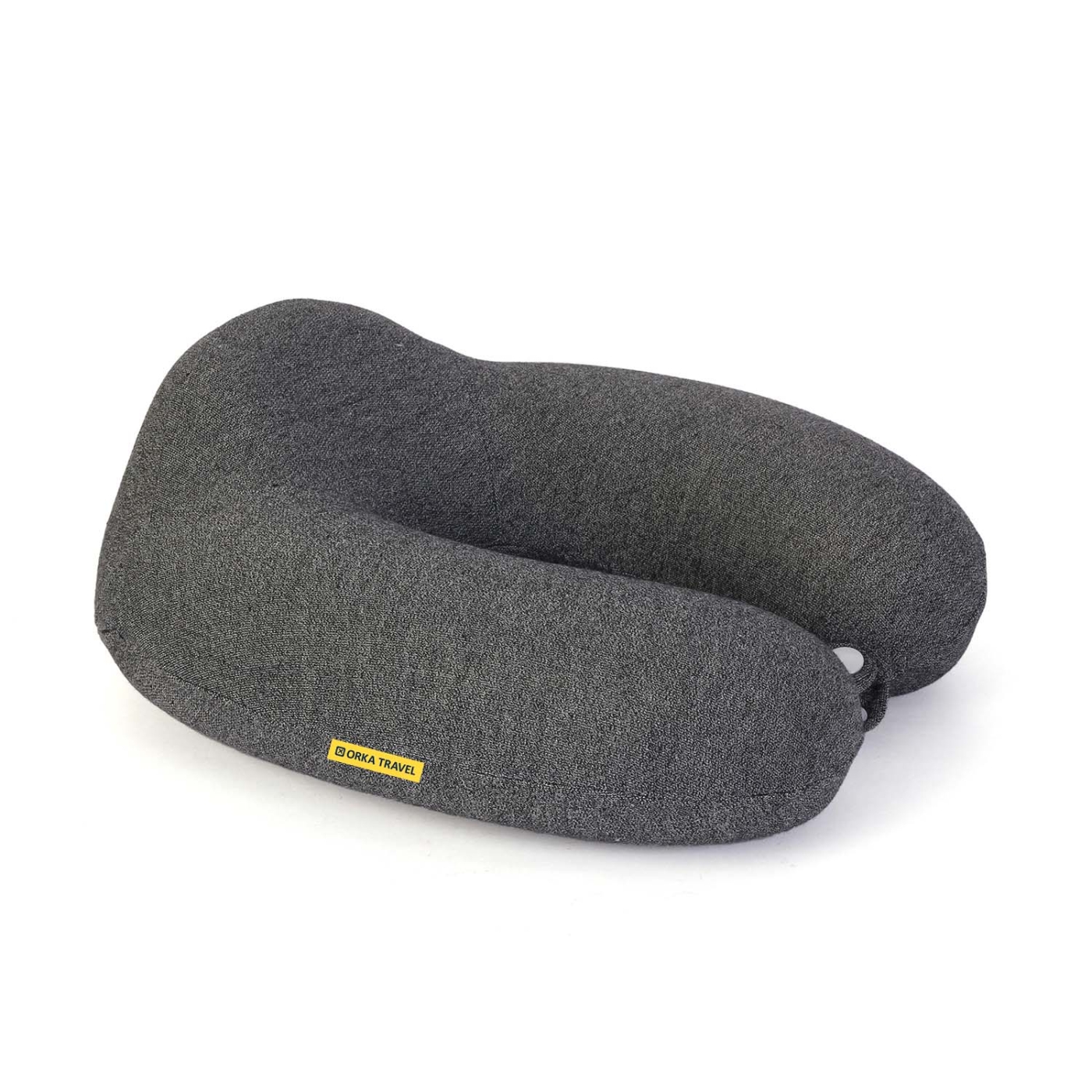 ORKA TRAVEL Solid Special Thermo Sensitive Memory Foam U Shaped Travel Neck Pillow - Dark Grey