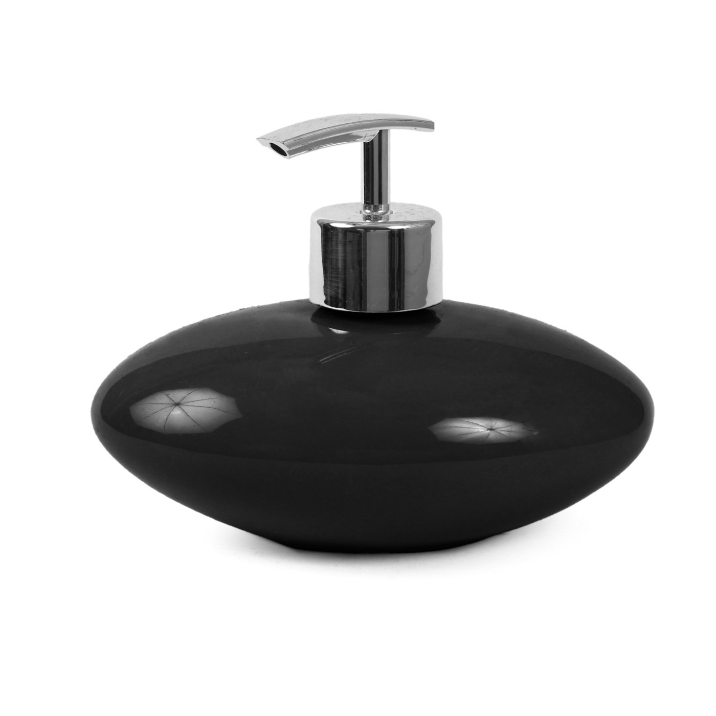 ORKA HOME Oval Soap Dispenser - Black  